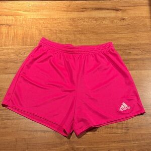 Adidas Women's Bright Pink Athletic Shorts